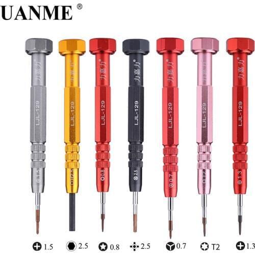 Multifunction 7 Type Hard S2 Steel Precision Pen Screw Driver Screwdriver Set Repair Tools Kit for Cell Phone Hand tool