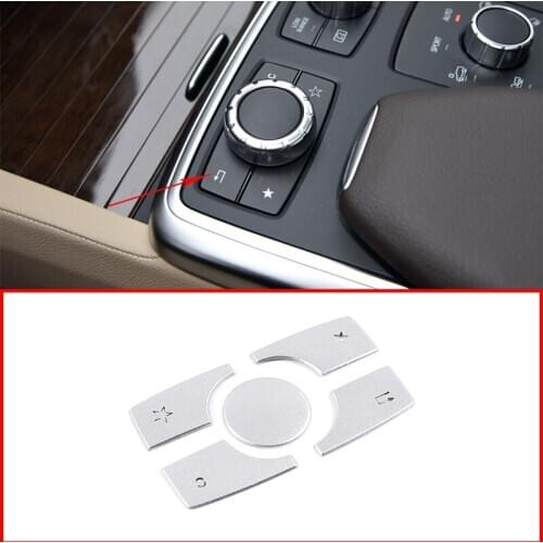 Multimedia Console Controller Switch Button Cover Decal For Mercedes Benz A, B, C, E-Class CIA GLA GLK ML GL W204 W212 W176 W246