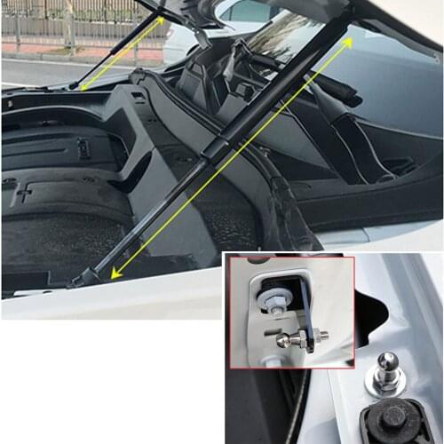Front Bonnet Hood Damper for 2005-2014 Toyota Aygo AB10/AB20/AB30 Peugeot 107 C1 Modify Gas Struts Lift Support Shock Absorber