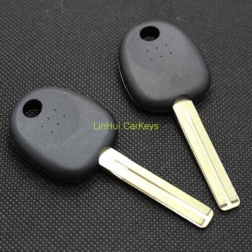 PINECONE for HYUNDAI IX35 VERNA SONATA 8 Keys Emergency Car Key Uncut Brass Blank Blade Straight ABS Key Shell 1 PC