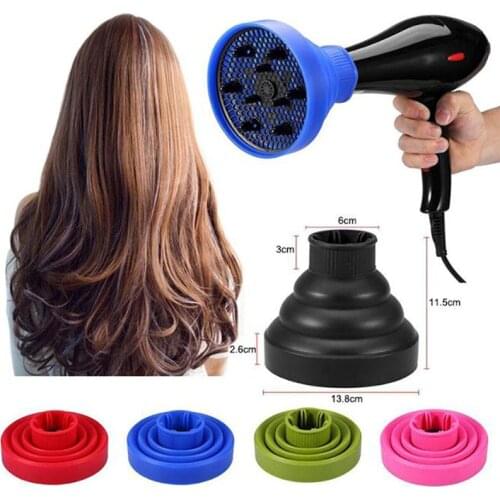 Professional Foldable Silicone Hair Diffuser Dryer Cover Heat Diffusing Blower Accessory For Easy Clean DIY Hair Hairdryer