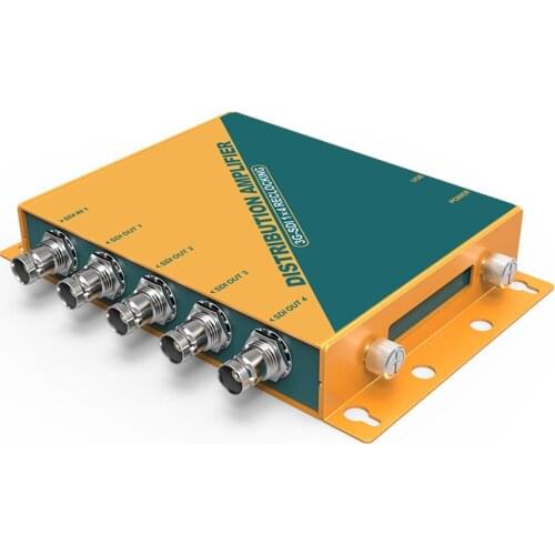 AVMATRIX SDI 1 input 4 output AV Audio-Video Splitter 3G-SDI Distribution Amplifier
