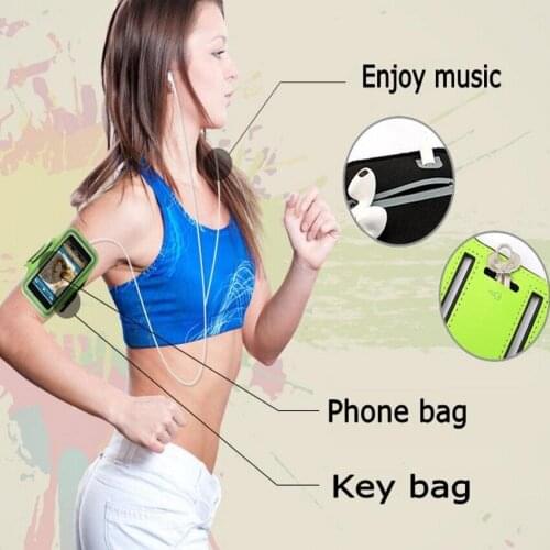 Sport Bolsa Armband for Samsung Galaxy A50 A70 A51 Case Soft Belt Travel Gym Waterproof Running Armband Phone Case Bag