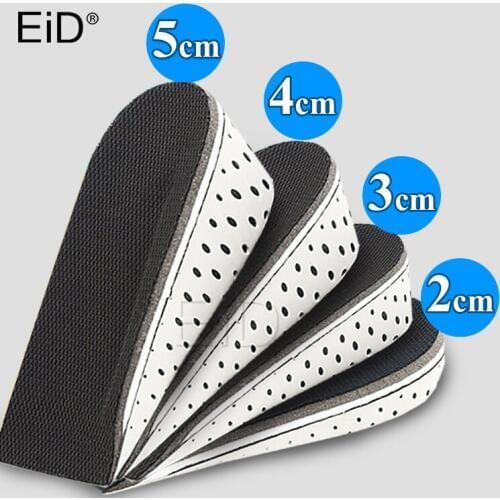 EiD 1 Pair Hot EVA Comfortable Height Increase Insole Unisex Insert Memory Foam Insoles Shoes Full Hlaf Pad Cushion Women Men
