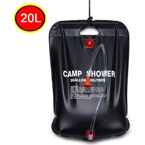 20L Water Shower Bag Solar Energy Portable Foldable Heated Outdoor Camping PVC Travel Van caravan accessories camper trailer