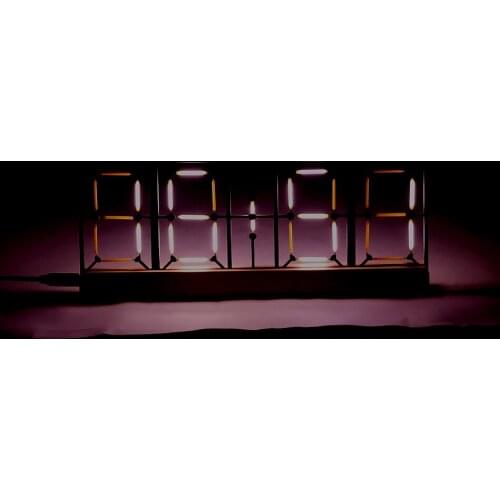 Candle lamp quasi glow clock ceramic lamp clock led quasi clock Retro Clock gift with remote control kit