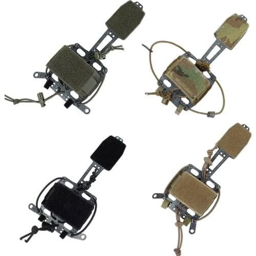 TMC Tactical Helmet Frame Battery Case Pouch T Shape Battery Pouch Helmet TMC3505 Paste attached Pouch Battery Storage Bag