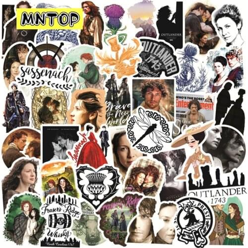 10/30/50Pcs/set Outlander Season Graffiti Waterproof Stickers For Luggage Scrapbook Guitar Bicycle Fridge Motorcycle Skateboards