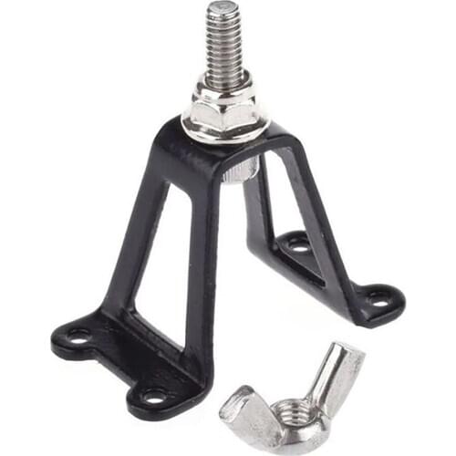 Rear Spare Tire Mounting Bracket Wheel Holder Rack for 1/10 Axial SCX10 D90 Wrangler CC01 RC Crawler Car Accessories