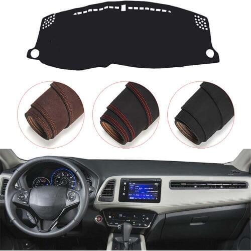 Console Dashboard Suede Mat Protector Sunshield Cover Fit For Honda Vezel HRV HR-V 14-18