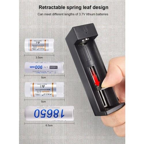 PALO 3.7V li-ion 18650 battery charger For 14500 18650 16340 18500 rechargeable lithium battery charger