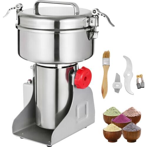 Grain Mill Electric Grinding Machine Stainless Steel Oscillating Grinding Machine for Spraying Food Grade Herb Mill Machine