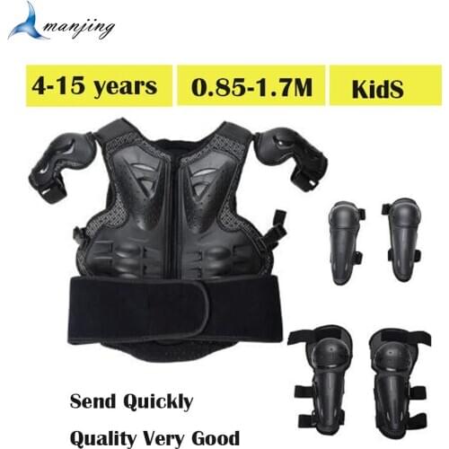 Age 4-15 years Child Kids Full body armor Motocross Vest armor DH MX Knee Elbow Guard Baby Riding Horseback Balance Bike armor