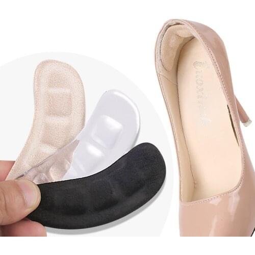 1 Pair Non Slip Insoles Heel Sticker For High Heels Flip Flop Sandals Silicone Women Self Adhesive Foot Patch Gel Forefoot Pad