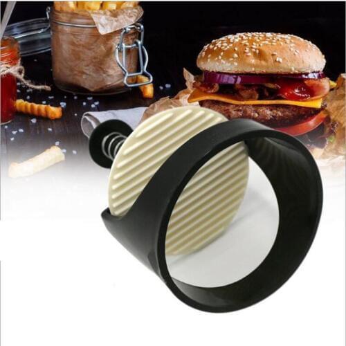 1pc Round Shape Hamburger Mold Plastic Meat Beef Maker Grill Burger Press Mold DIY Meat Pie Hamburger Press