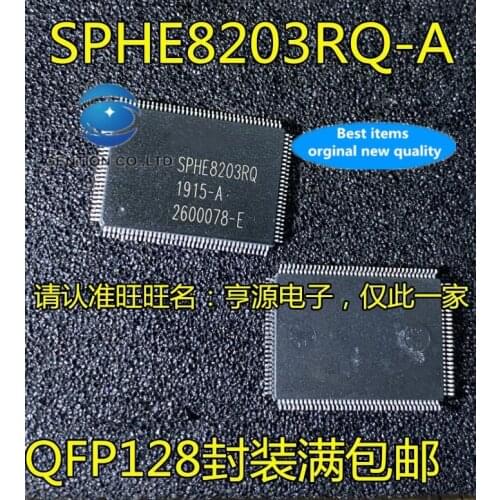 5PCS SPHE8203RQ SPHE8203RQ-A QFP128 IC DVD decoder chip in stock 100% new and original