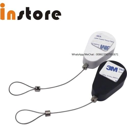 50 Pcs Wholesale Security Retractable Anti-tTheft Pull Box Retractable Reel Spring For Merchandise