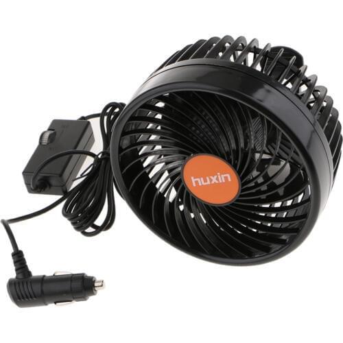 6 inch 24V 12W Car SUV Truck Plug in Electric Fan with Cigarette Lighter Low Energy Consumption