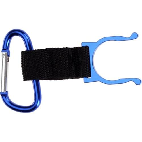 Aluminum Carabiner Clip Water Bottle Holder Camping Hiking Snap Hook Key Chain