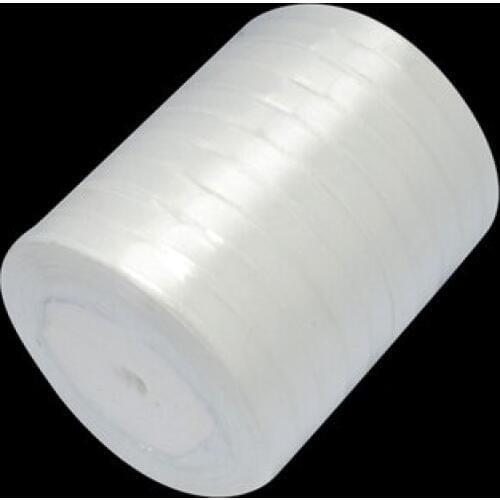 Satin Ribbon, Milk White, 10mm wide, 25yards/roll, 10rolls/group, 250yards/group