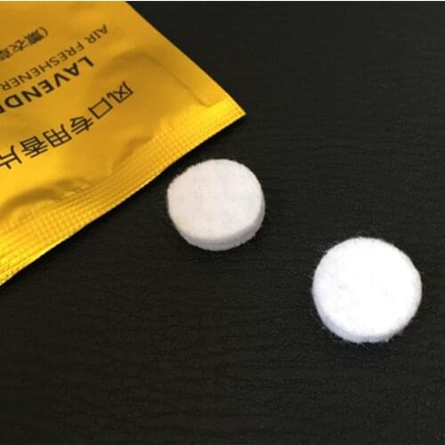 10pcs Car Air freshener Refill Auto Fragrance Vent Clip Car Scent Aroma Tablets Flavor Smell Perfume oil diffuser Replacements