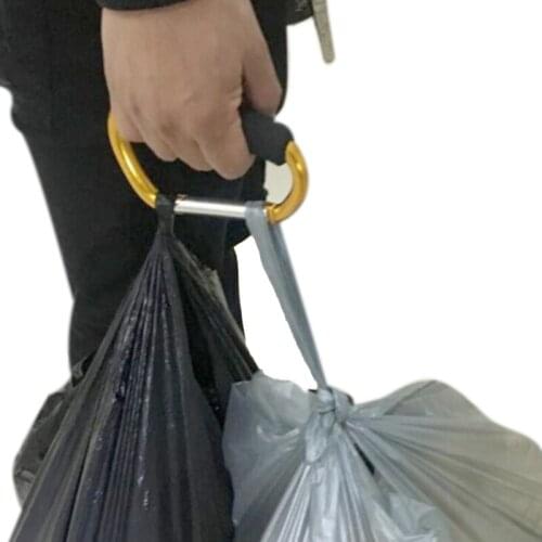 Big Sponge Carabiner Baby Carriage Hanger Stroller Handle Shopping Bag Clip Hook