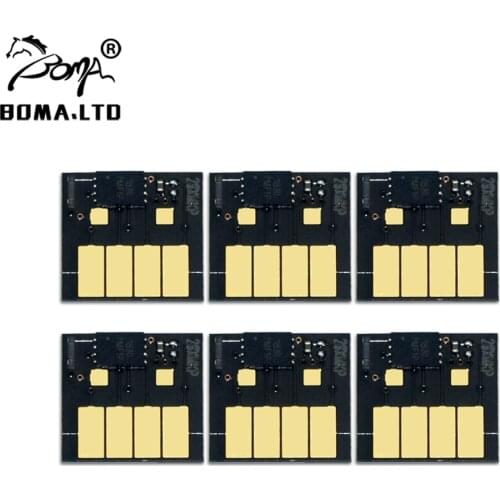 BOMA.LTD For HP 727 Cartridge Chip New HP727 For HP DesignJet T920 T930 T1500 T1530 T2500 T2530 Printer PBK C M Y GY MBK
