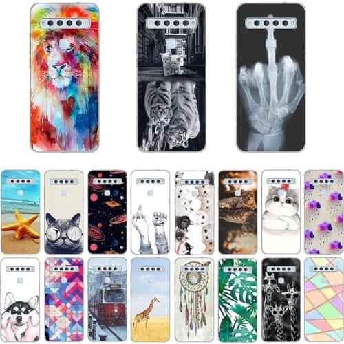 For TCL 10L Case Fashion Silicone Soft TPU Cute Back Cases for TCL 10L 10 Pro 10pro case Funda for TCL 10 SE 10SE case Coque