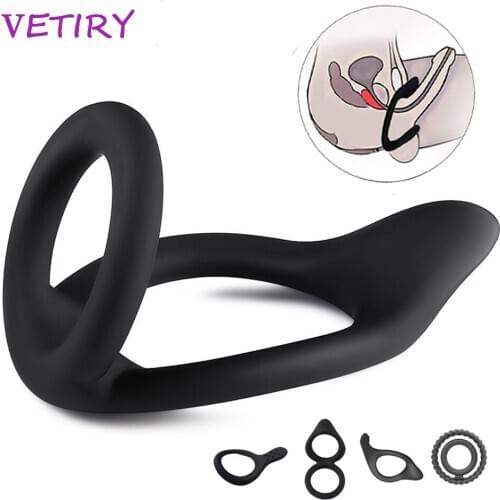 VETIRY Penis Ring, Male Penis Enlargement Adult Sex Toys Masturbator for Men Ejaculation Delay,Reusable Delayed Ring, Cock Ring