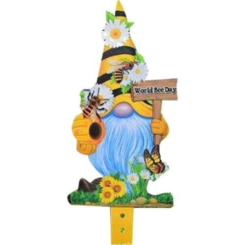 Colorful Dwarf Elves Garden Ornament Handmade Painted Crafts Decoration For Outdoor Courtyard Lawn gnomos de jardin