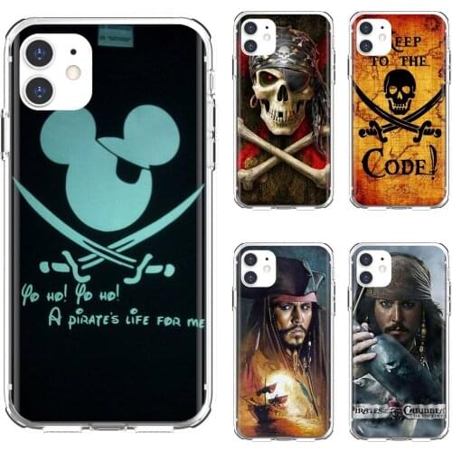 Soft Shell Case For Xiaomi mi Redmi Note 3 4 4X 5 6 7 8 8t 9 9s 9t 10 pro lite Pirates-of-Caribbean-Jack-captain