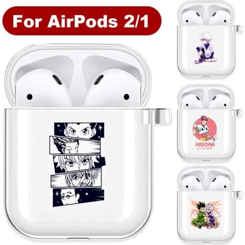 Anime Hunter X Hunter Anime Soft Clear Cover for Airpods 2/1 Earphone Killua Zoldyck Protector Coque Airpods Covers Case Fundas