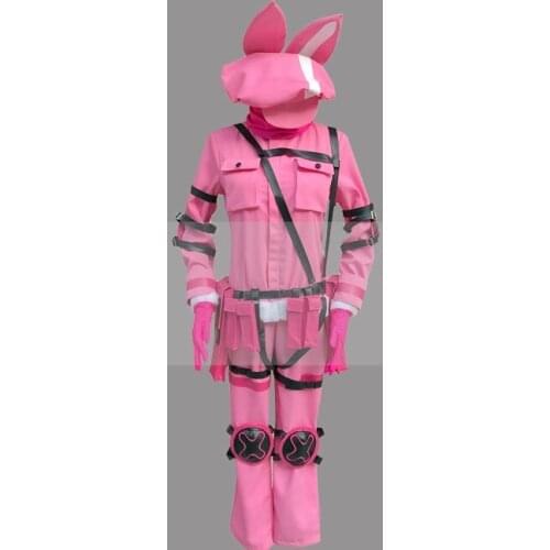 Customize SAO Alternative Gun Gale Online Kohiruimaki Karen LLENN Cosplay Costume Outfit