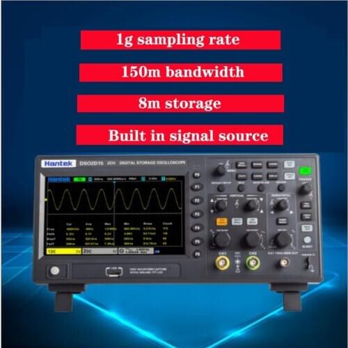 Hantai oscilloscope dso2c10 2c15 2d10 2d15 2CH + 1ch with signal source