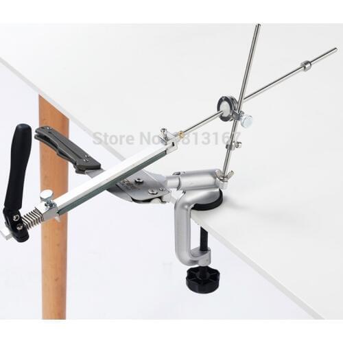 Professional kitchen knife sharpener Knives Sharpen Tool System Fix-angle with 4pcs Whetstones