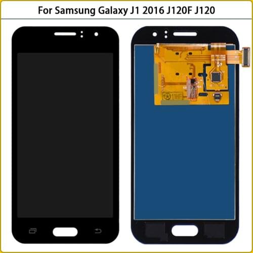 Tested 4.5” For Samsung Galaxy J1 2016 J120F J120DS J120 LCD Display Touch Screen Replacement Digitizer J120 LCD Screen
