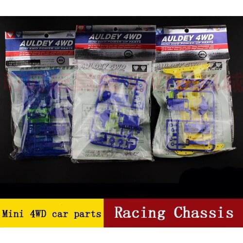 1 Bag Racing Chassis 17104 Transparent Chassis Modify Upgrade Parts for AULDEY Mini 4WD Car Models