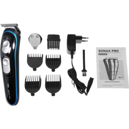 SONAX PRO Rechargeable Electric Hair Clipper Trimmer Shaver Barber salon Hair Cutting Machine for Kids Adults EU Plug