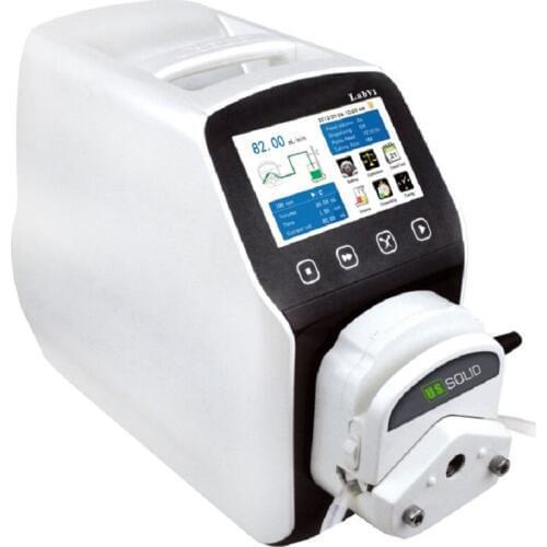 U.S. Solid Industrial Peristaltic Pump Intelligent Type LabF1 YZ1515x 0.07- 570 ml/min 0.1-150 rpm LCD Touch Screen 220V