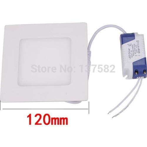 DHL Free Shipping!!! 6W LED Panel Light AC85-265V warm white/natural white/cold white LED Panel Ceiling Light Down Light