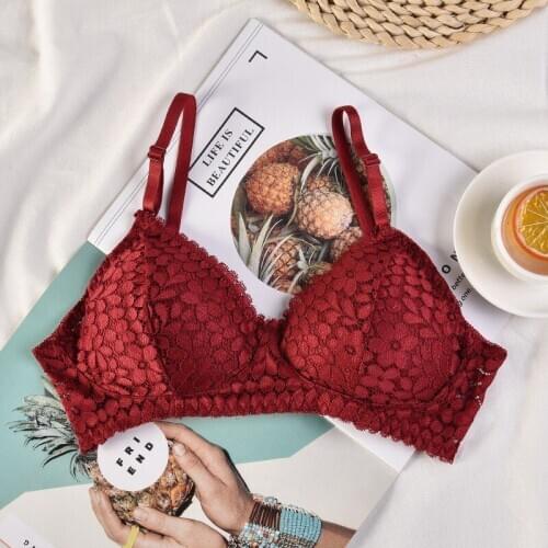 Sexy Beauty Back Bras for Ladies Push Up Padded Bra Lace Tube Top Female Wrapped Chest Underwear