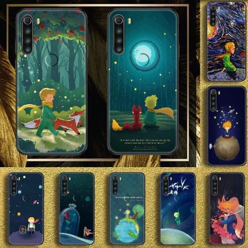 Le Petit Prince Cartoon Phone case For Xiaomi Redmi Note 7 7A 8 8T 9 9A 9S 10 K30 Pro Ultra black tpu shell 3D waterproof luxury