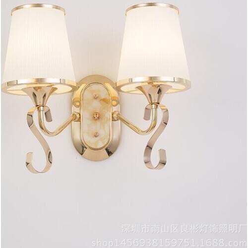 European Simple Wall Lamp Led Crystal Wall Lamps Home Living Room Bedroom Bedside Wall Light Hotel Room Wall Lamp