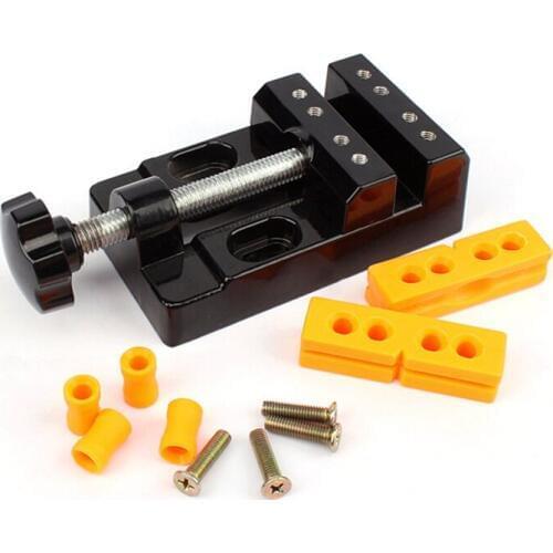 GTBL Universal 57Mm Adjustable Mini Jaw Bench Clamp Drill Press Table Vise DIY Sculpture Craft Hand Fixed Repair Tool Woodworkin