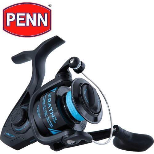 Original New Style PENN WRATH 2500-8000 Spinning Fishing Reel 2+1 BB Lightweight and corrosion-resistant graphite body
