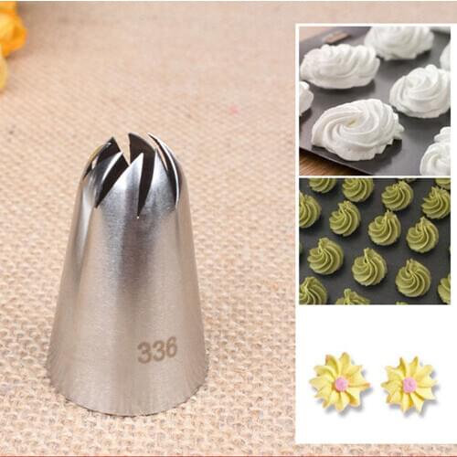 #336 Large Size Icing Piping Nozzle Cake Cream Decoration Head Bakery Pastry Tips Stainless Steel Cake Decorating Tool