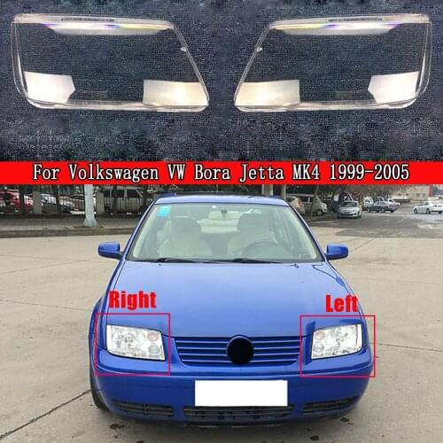 Headlamp Cover Lampcover Lampshade For Volkswagen VW Bora Jetta MK4 1999~2005 Car Headlight Clear Lens Cover Auto Shell