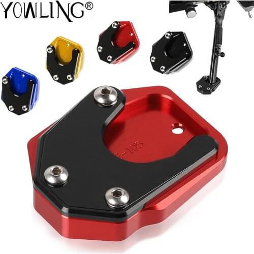 FOR Honda XRV 750 XRV750 RD07 Africa Twin Motorcycle Accessories ALUMINIUM Side Stand Enlarge Plate Kickstand Extension Cover