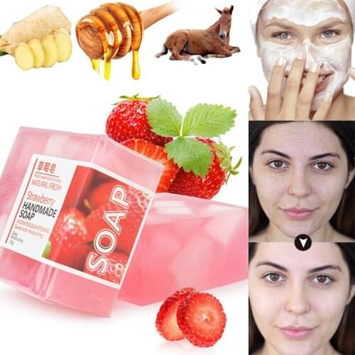 Handmade Soap Face Cleansing Acne Treatment Remove Blackhead Soap Whitening Soap Shrink Pores Body Face Skin Care 100g
