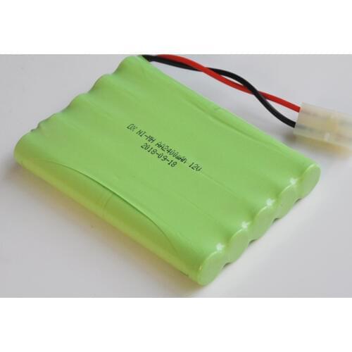 1-2PCS Ni-Mh 12V AA rechargeable battery pack 2400mah AA cell for RC Car helicopter toys led light cordless phone TG plug